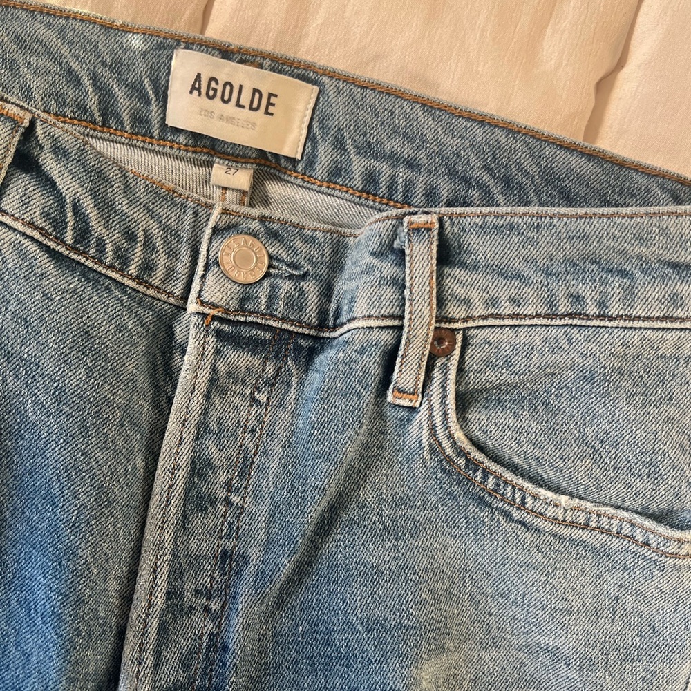 Agolde Classic Light Blue Jeans